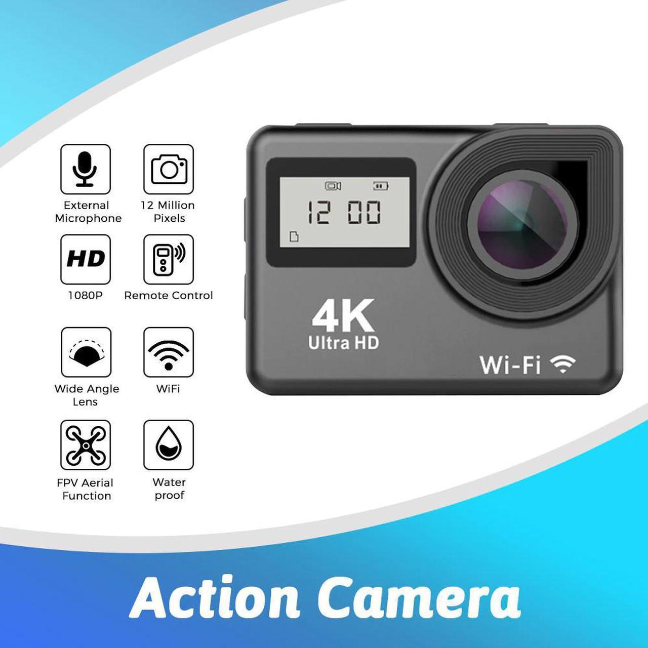 HD 4K Touch Screen Action Camera  HD 1080P/60fps 170 Degree Waterproof Helmet Go Sport Pro Hero 5 Cam Remote Control