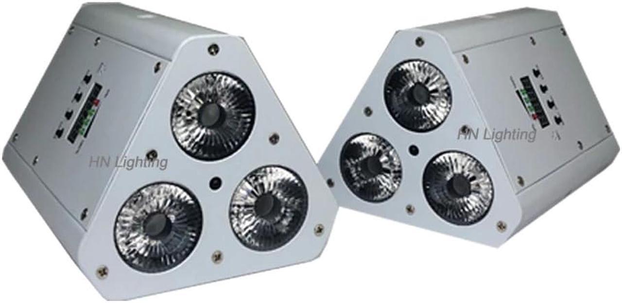 Alt view image 5 of 5 - 10pcs IR Remote Battery operated Wedge par uplighting stand DJ wedding RGBWA UV led battery wireless dmx uplighting