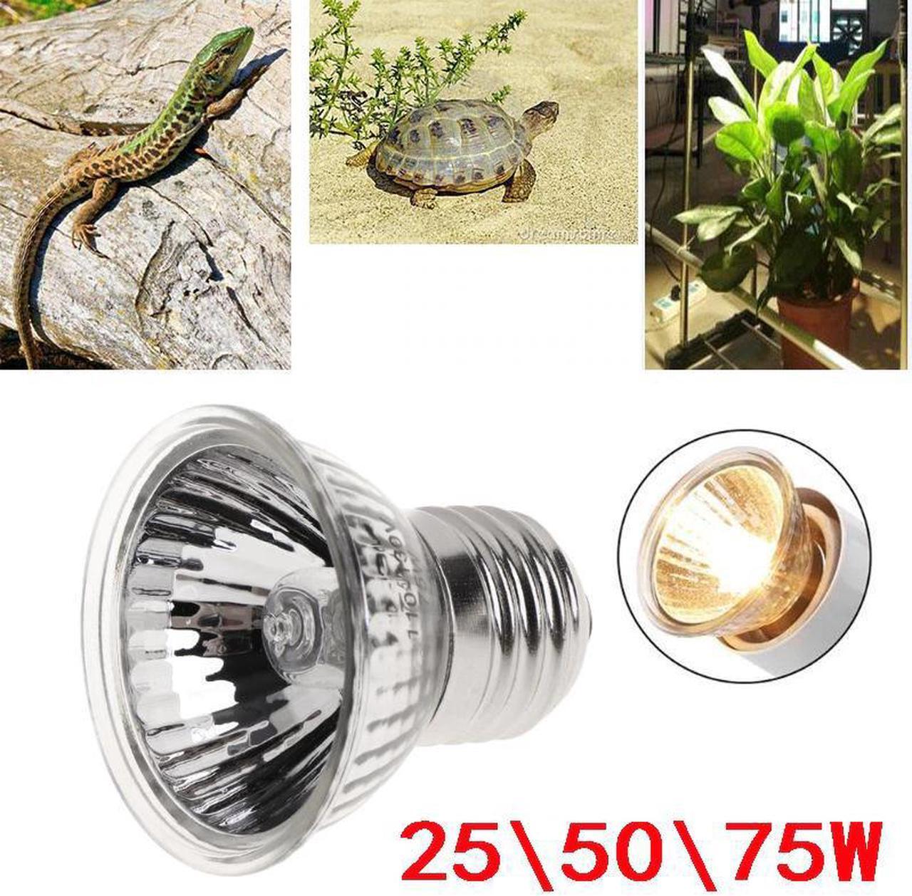 Alt view image 6 of 7 - 1PC 25/50/75W UVA+UVB 3.0 Reptile Lamp Bulb Turtle Basking UV Light Bulbs Heating Lamp Amphibians Lizards Temperature Controller