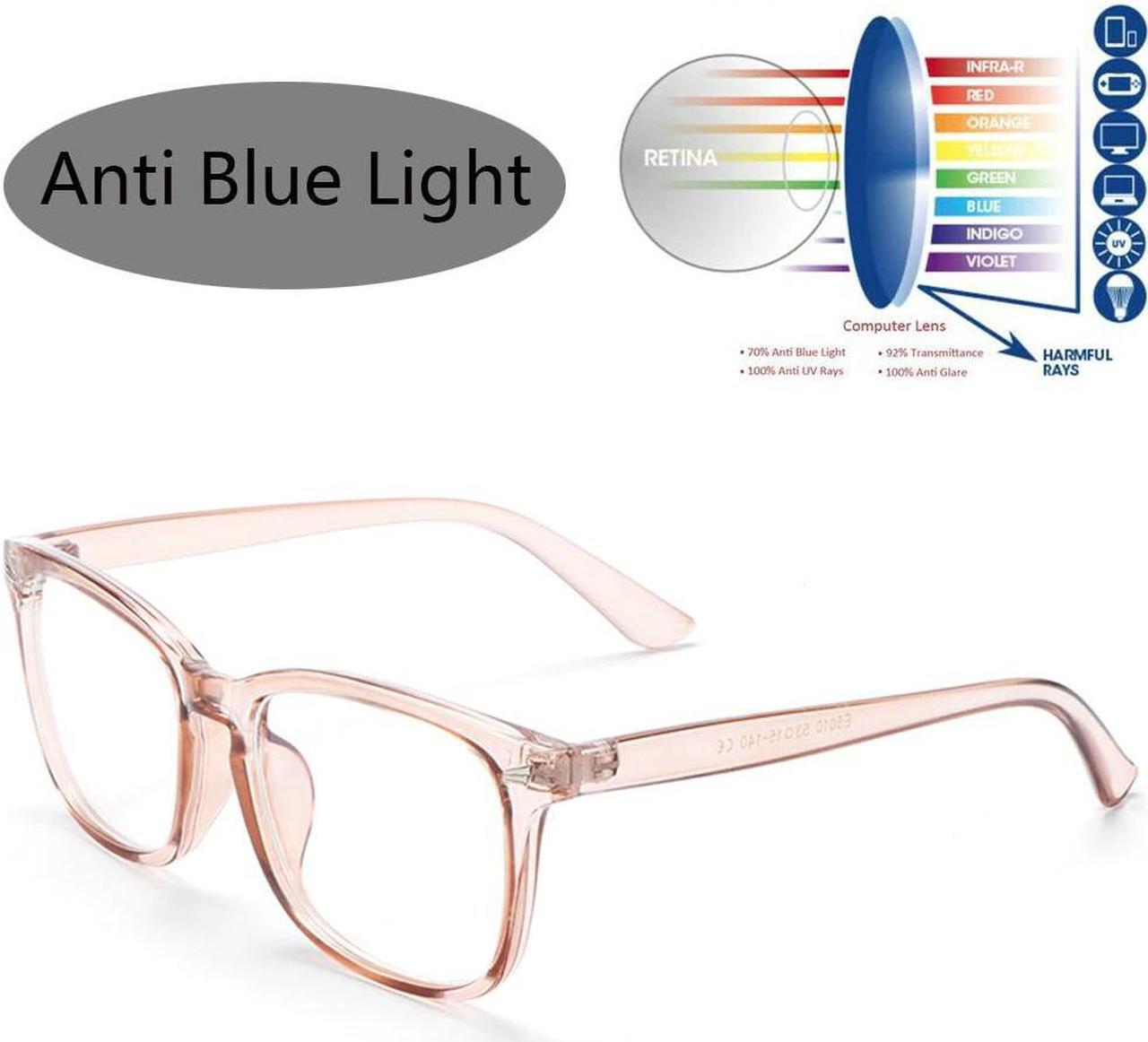 Main image of 1 PC Anti UV Blue Light Blocking Glasses Fashion Transparent Len Computer Glasses Women Men Anti-fatigue Anti Blue Rays Eyewear