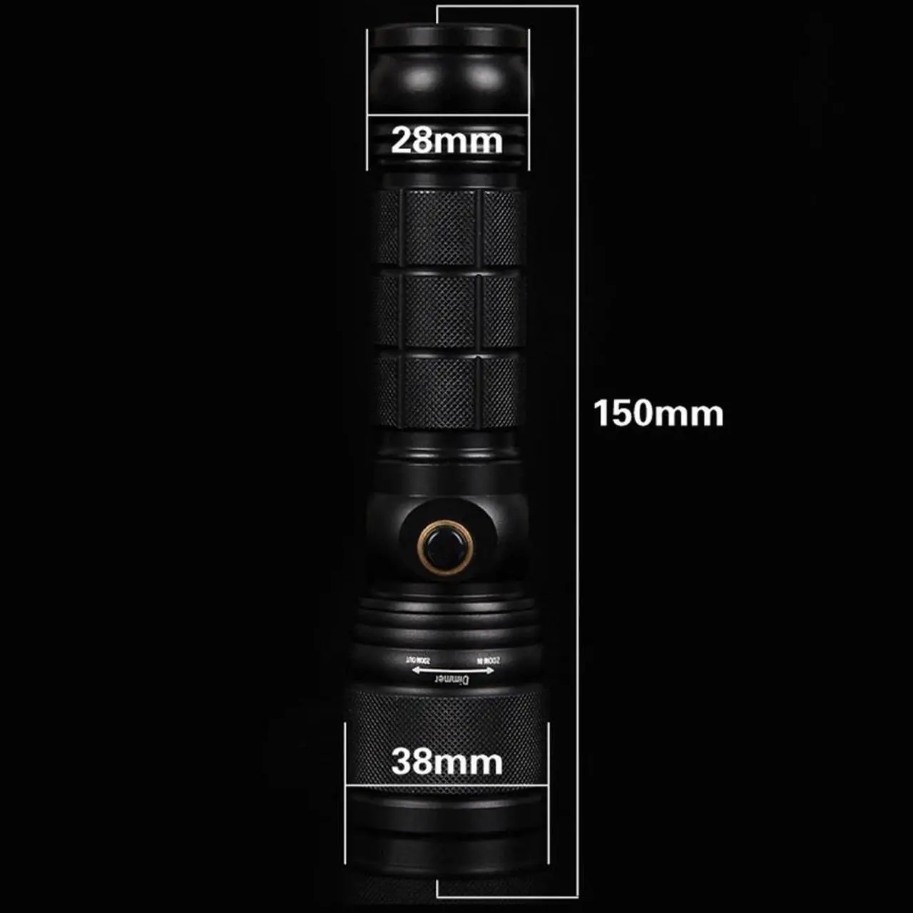 Alt view image 5 of 5 - LED Flashlight Zoom Dual UV LED Lights Rechargeable LED Torch Lanterna Scorpion Hunt Black Light 395NM Pet Urine Detector