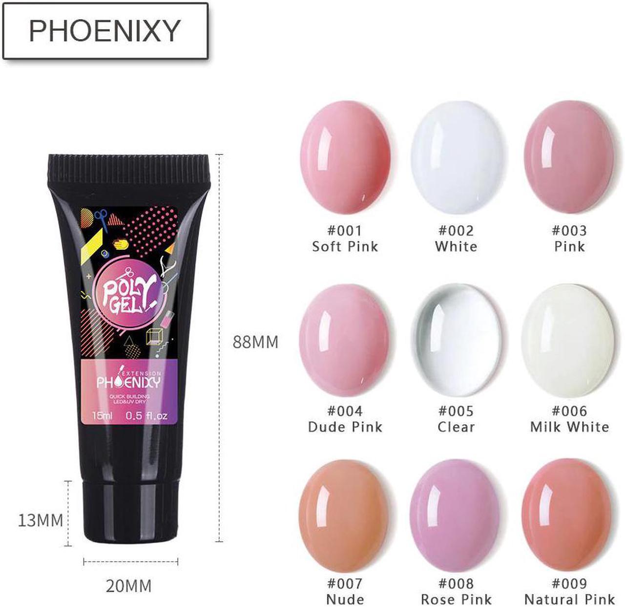 Alt view image 4 of 5 - Polygel Nail Kit With 36W UV LED Lamp Extension Gel Set Hard Jelly Builder Gel Nail Art Tools For Professional Manicure