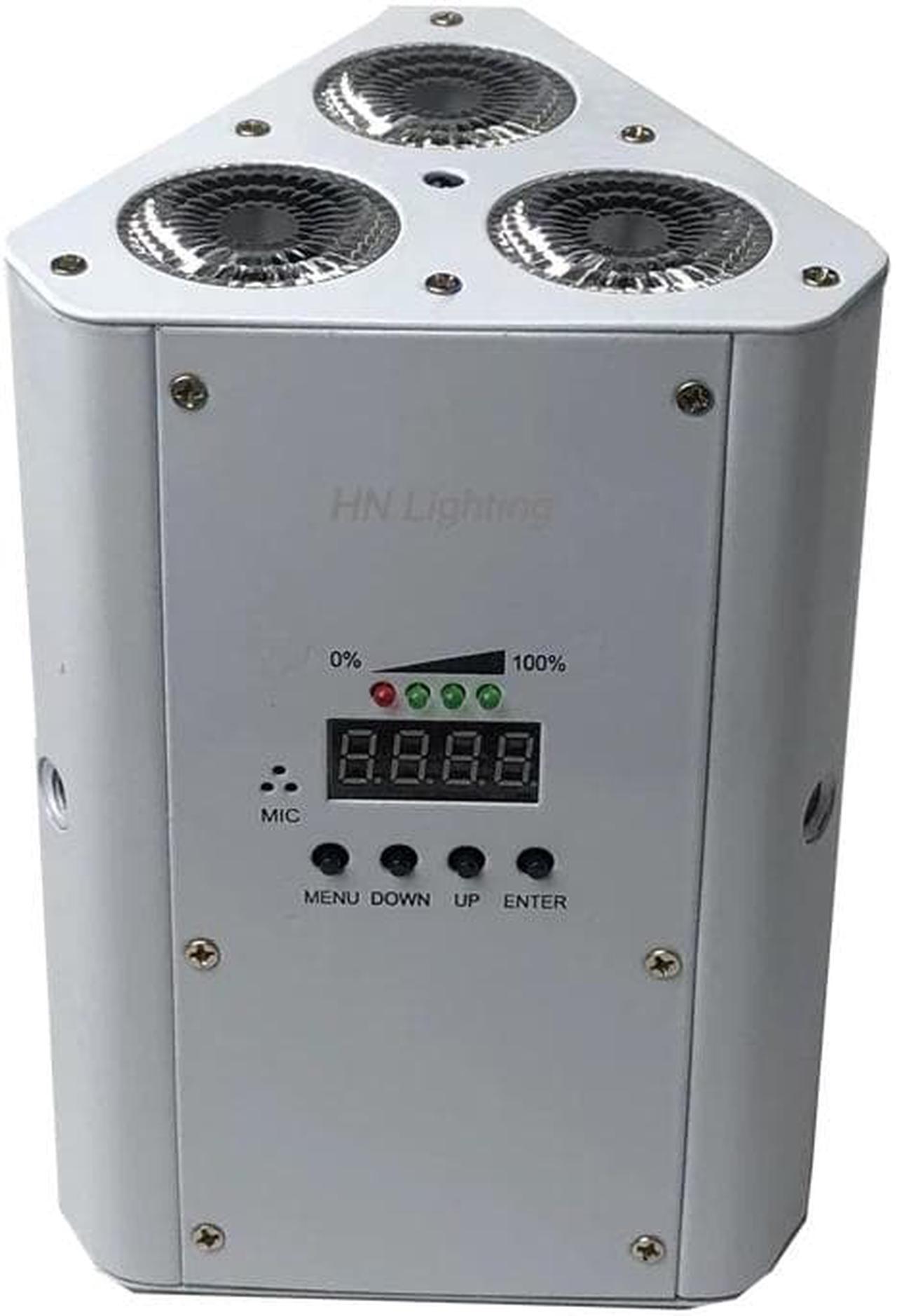 Alt view image 3 of 5 - 10pcs IR Remote Battery operated Wedge par uplighting stand DJ wedding RGBWA UV led battery wireless dmx uplighting