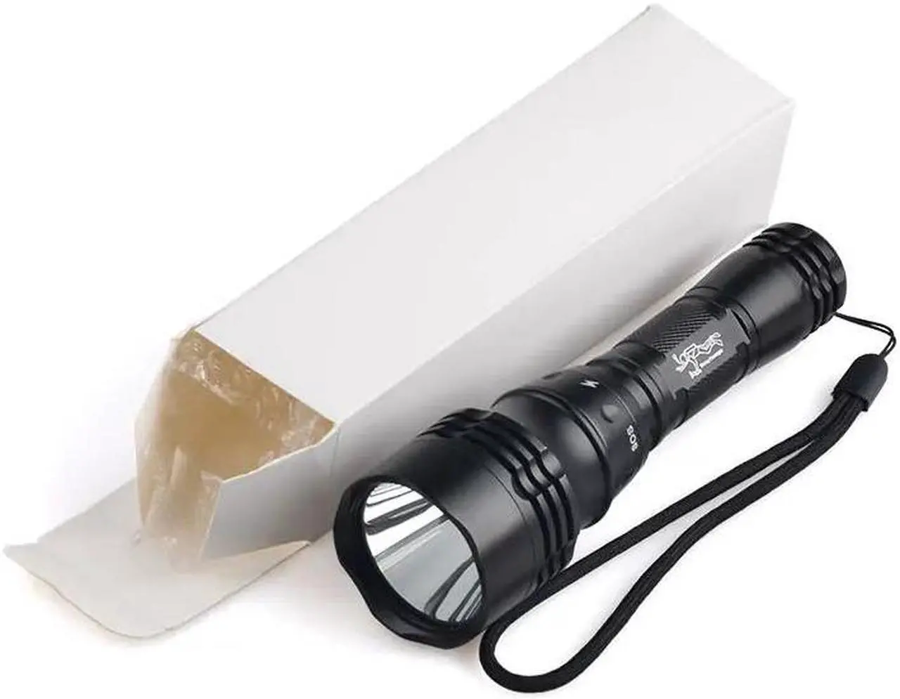 Alt view image 5 of 5 - Professional Scuba Diving Flashlight 2000LM 10W T6 UV LED Diving Flashlight 18650 Underwater Searchlight Torch