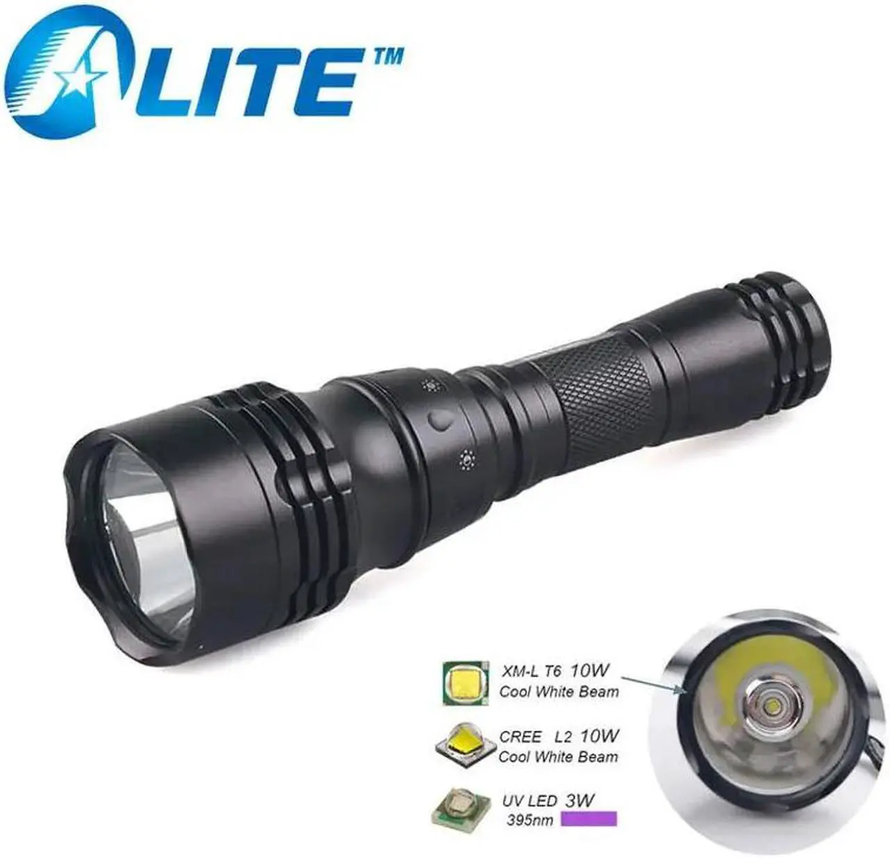 Main image of Professional Scuba Diving Flashlight 2000LM 10W T6 UV LED Diving Flashlight 18650 Underwater Searchlight Torch