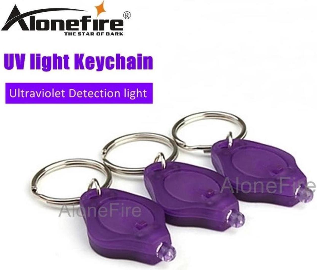 Main image of 365nm Uv LED Mini Keychain light Id Passports Cat Dog pet urine Money Travel Hotel health Ultraviolet Detector Lamp