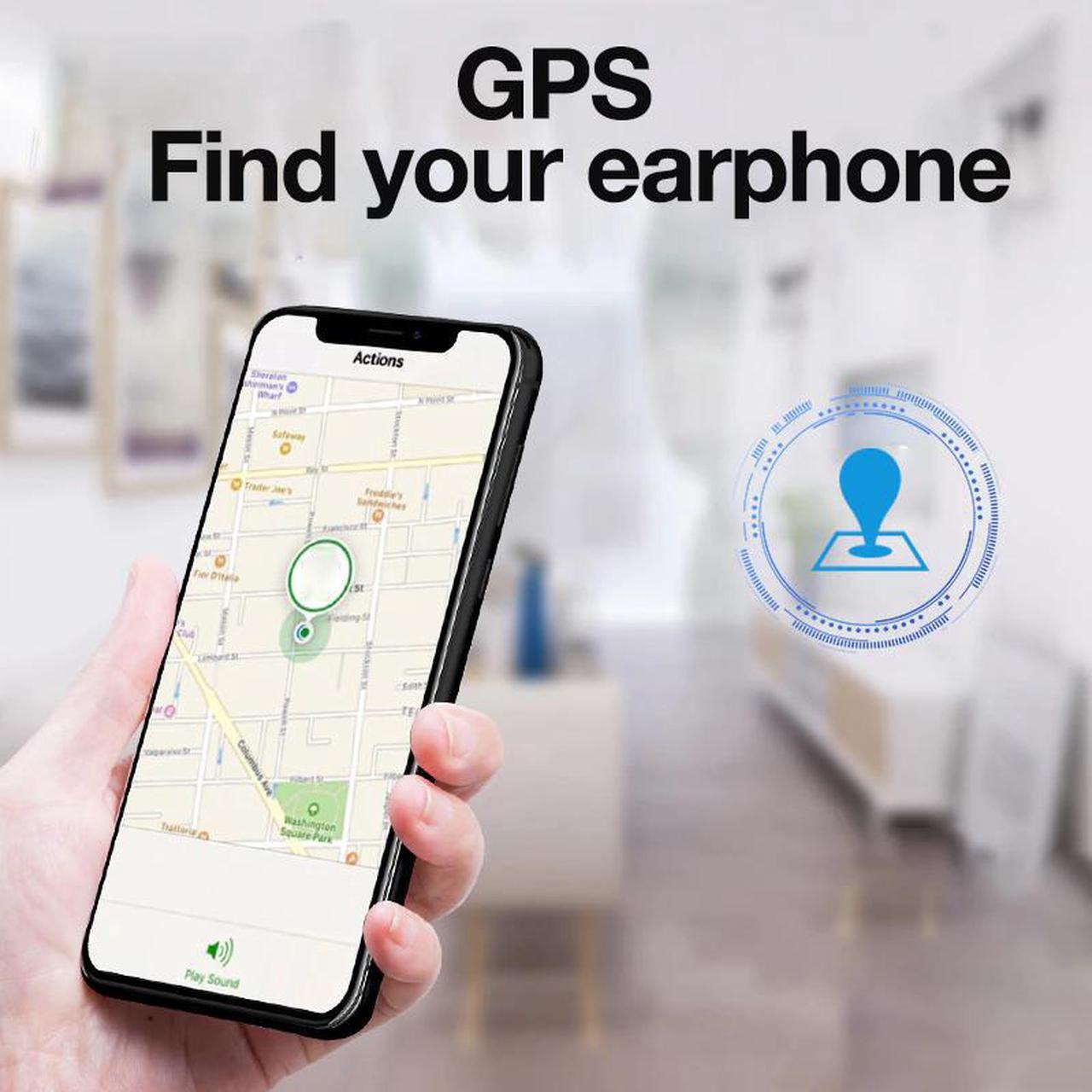 Alt view image 2 of 5 - True Bluetooth 5.0 Earphone  I90000 MAX TWS Wireless Headphons Sport Handsfree Earbuds 8D Stereo Gaming Headset with Mic