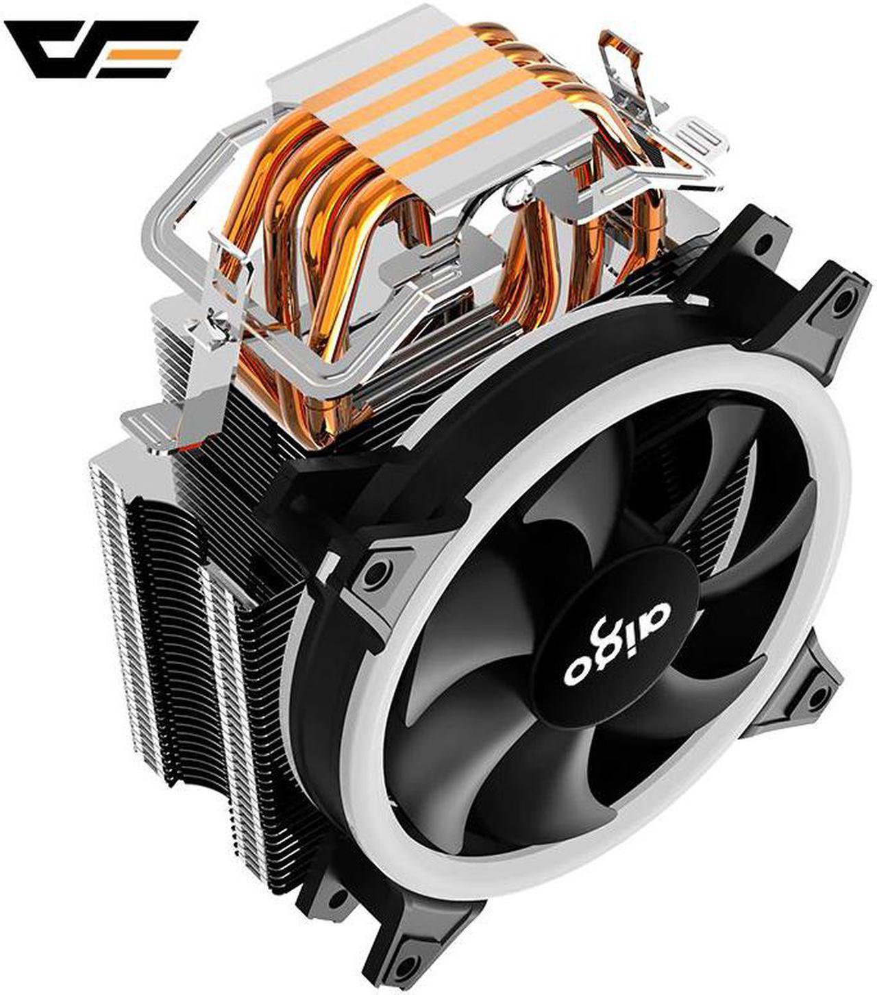 E3 Heatsink  120mm LED CPU fan 4 Tubes Quietly 4 Pin Radiator Cooling PWM  Game Cooling Cpu Cooler For Inetel And  AMD