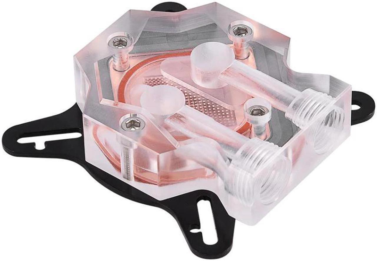 Water Cooling Block Double ChannelG1/4  Water Cooler Block Universal for  Computer Water Cooling System Waterblock