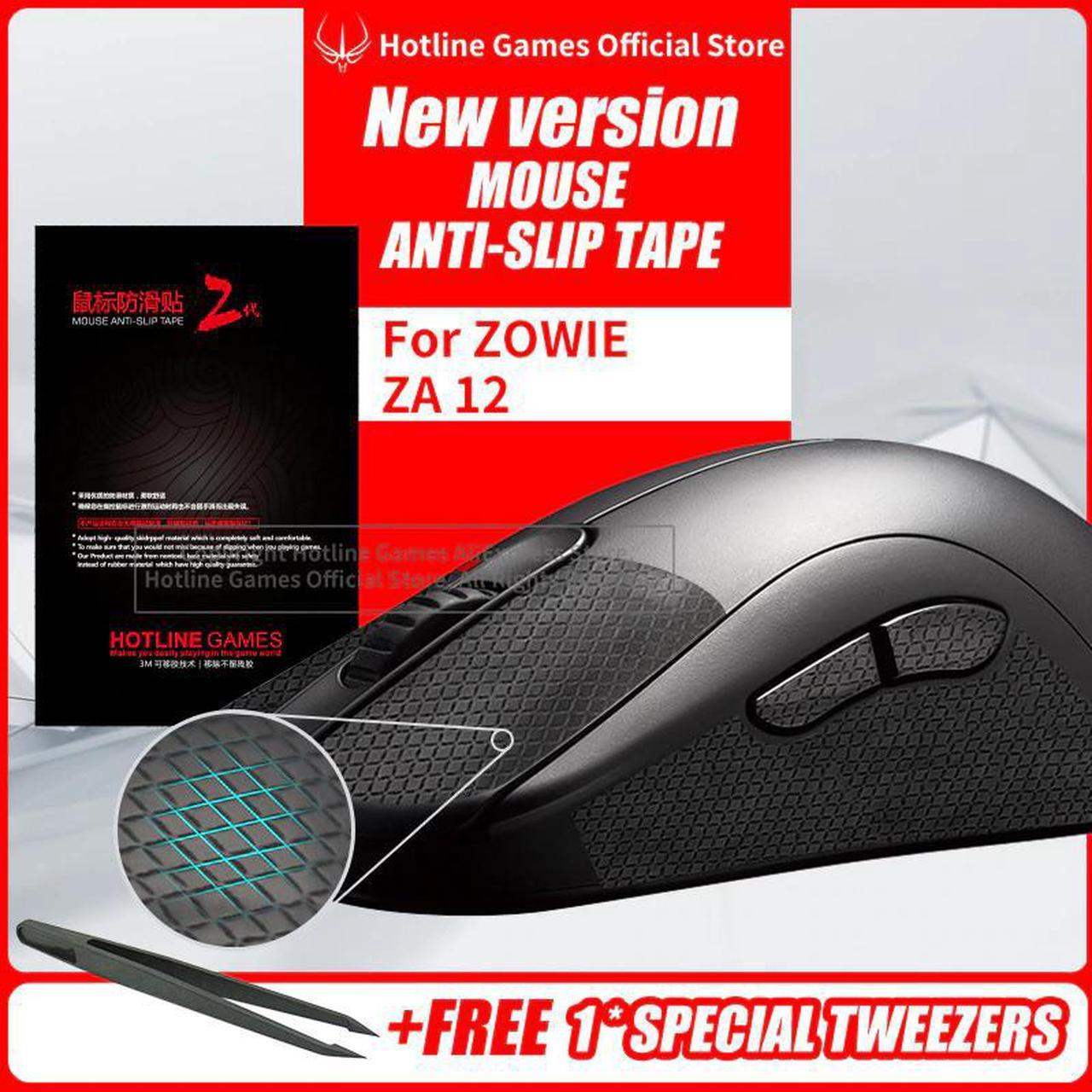 Mouse Anti-Slip Tape for ZOWIE ZA12 Mouse Sweat Resistant Pads Mouse Side Anti-Slip Stickers Mouse Skates