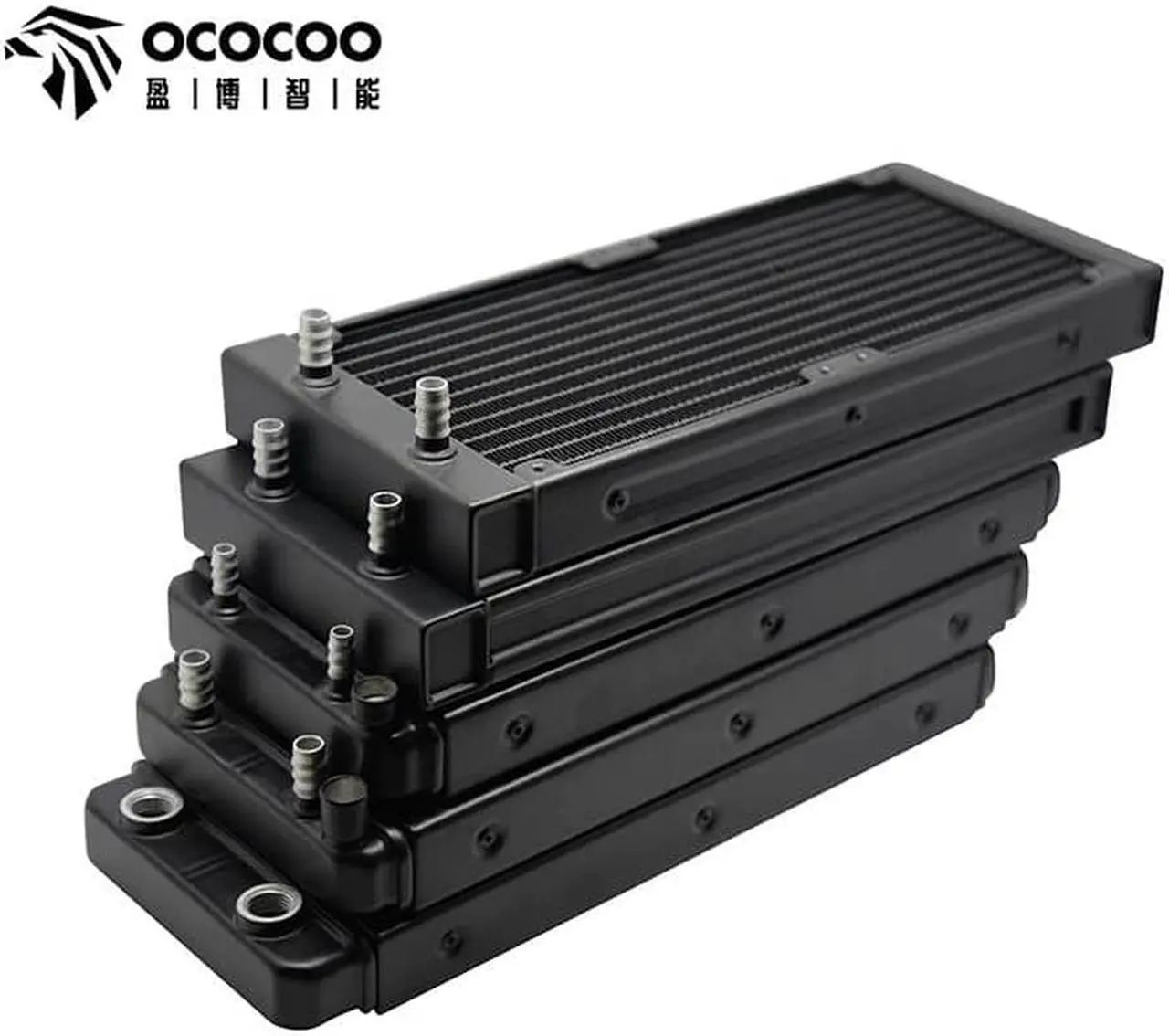 Alt view image 2 of 5 - 240 360 Aluminum CPU Water Cooler Radiator Professional Water Cooling Radiator Factory Direct Computer DIY Water Cooler