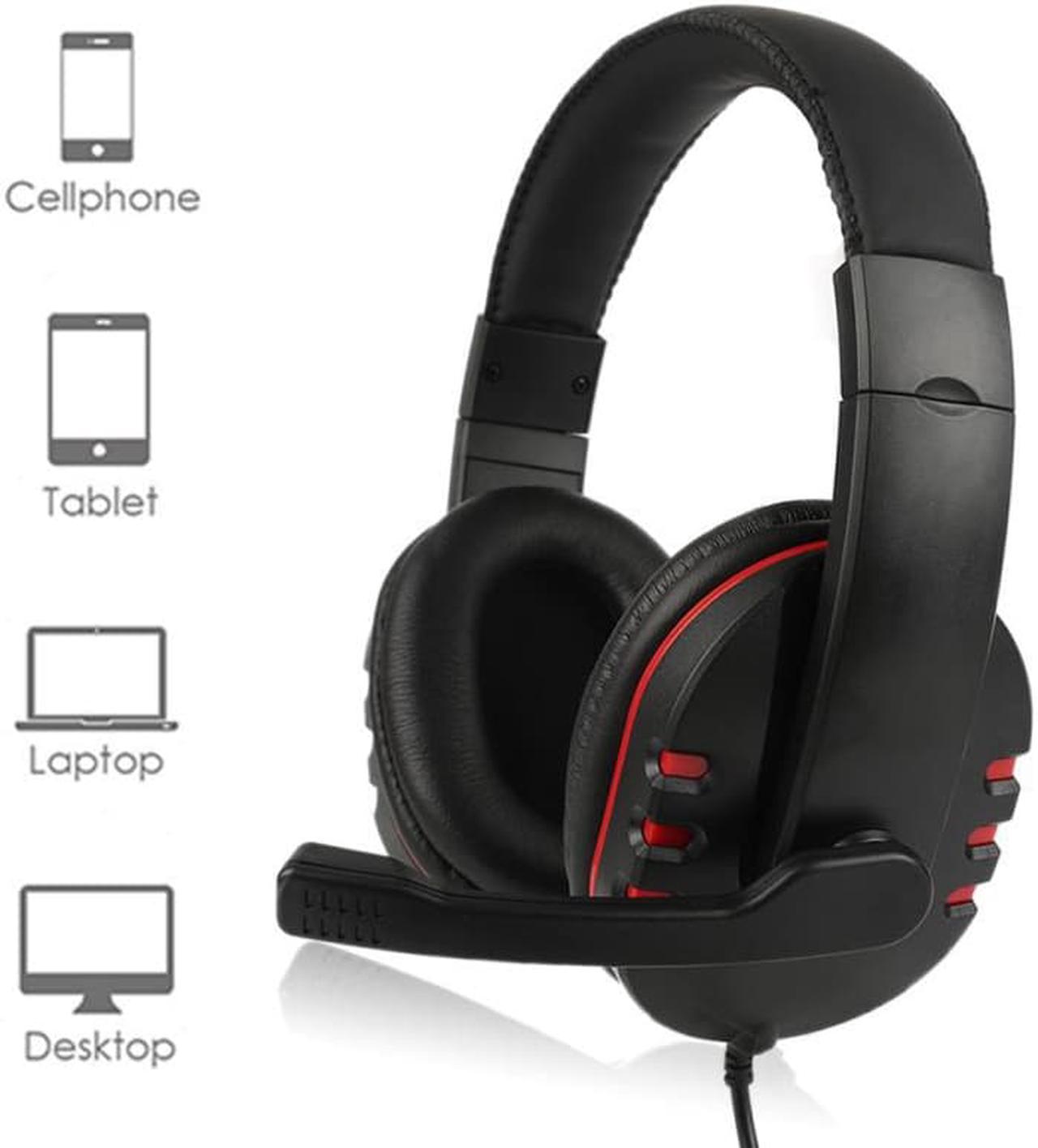 3.5mm Surround Stereo Gaming Headset Headphone With Microphone USB Plug for PC