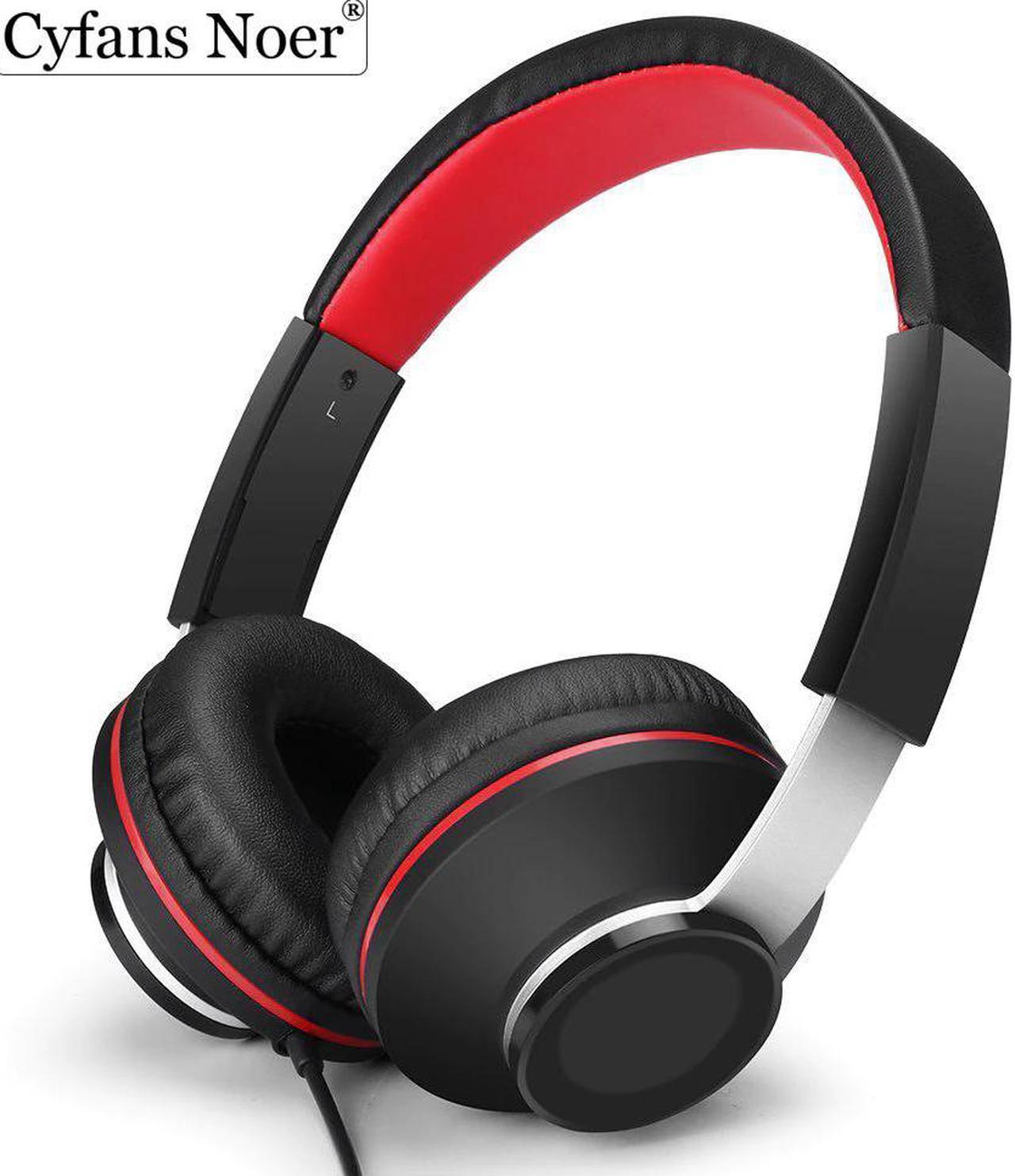 Gaming Headset Surround Stereo Bass Over-Ear Headphones with Mic Volume Control and Mute Function