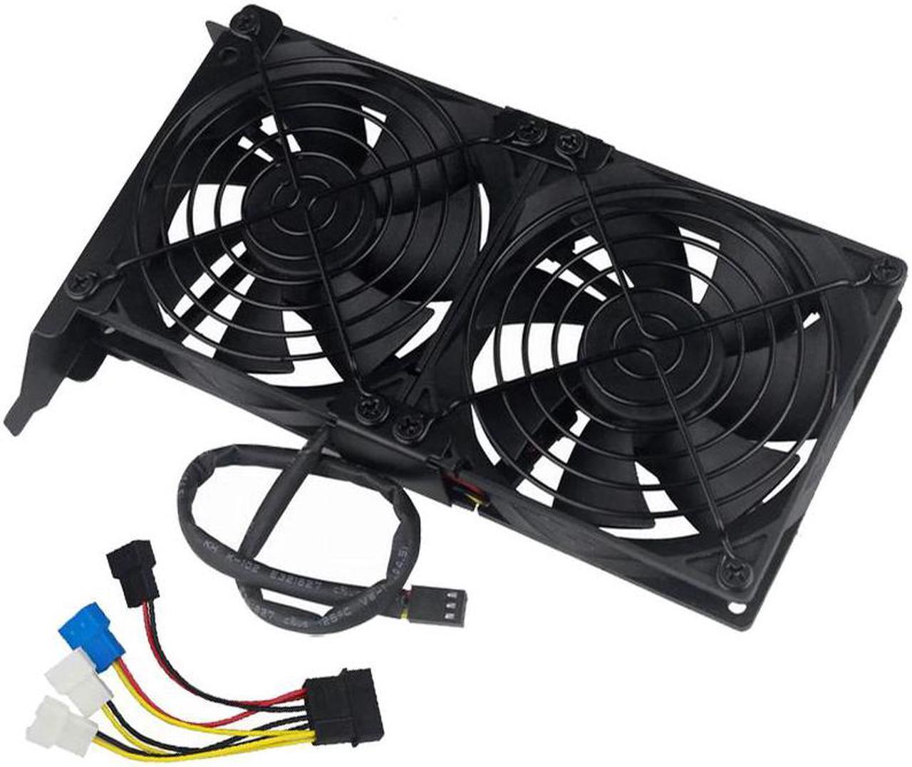 Desktop Computer VGA Cooler Dual 9CM 8CM Quiet Chassis PCI Bracket Graphics Card Cooling Triple Fan Partner 90mm 80MM