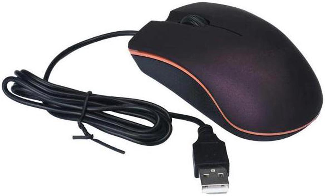 USB LED Wired Game Mouse Mice Low noise Ergonomic Computer Silent PC Laptop Accessories PP