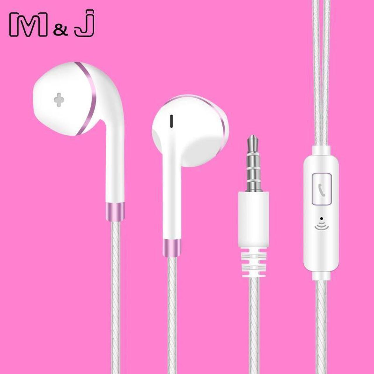 Alt view image 3 of 5 - New V5 In-Ear Earphone For  Iphone 5s 6s 5 Bass Earbud Headset Stereo Headphone With Mic For Phone PC Mp3