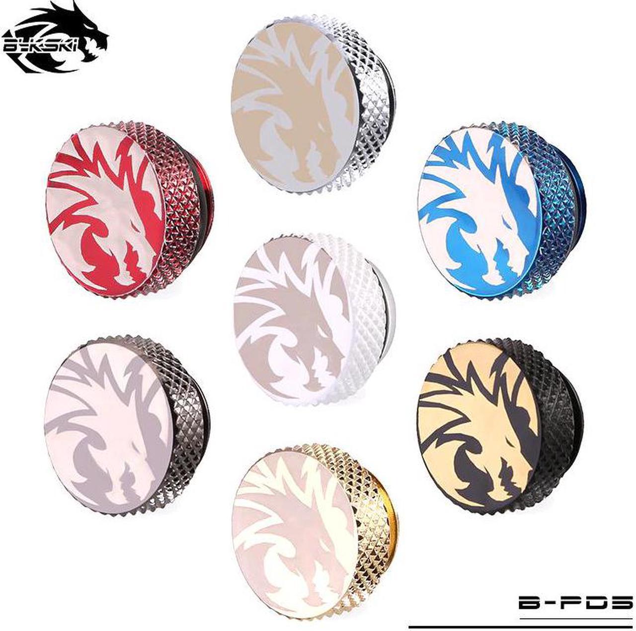 B-PD5 Emboss Dragon Head Plugs G1/4 Water Cooling Water Stop Plug Hand Plug Multi Colors For PC Radiator Fittings