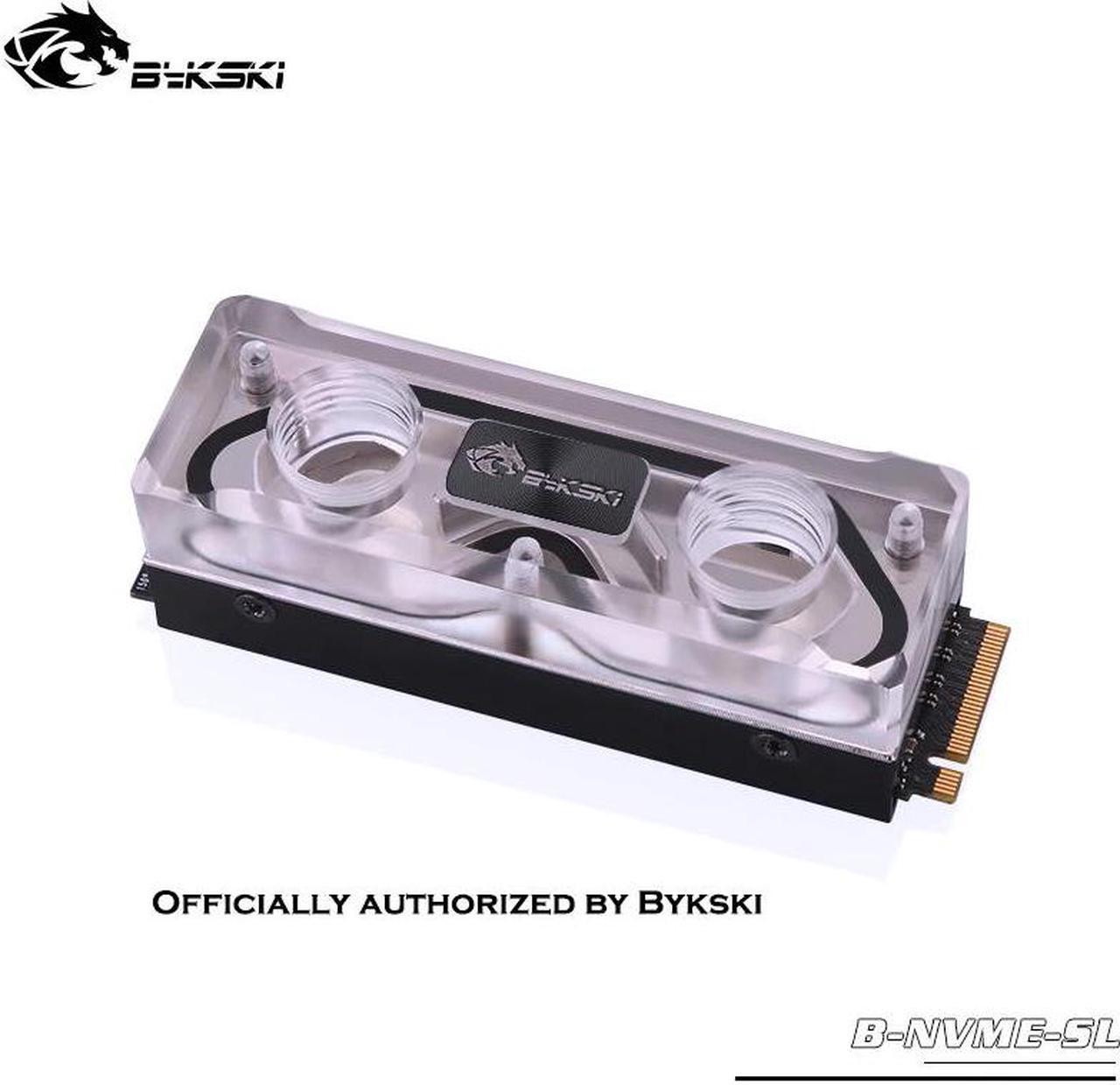 B-NVME-SL RAM Water Block Acrylic SSD Vest Memory Transperant Radiator Heatsink Water Cooling PC  Radiator