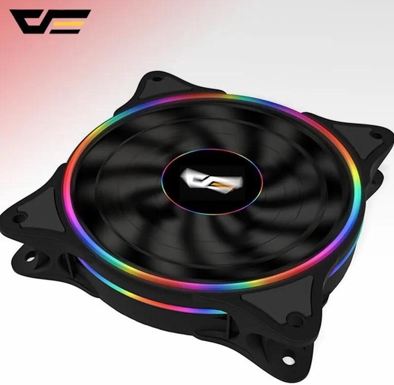 LED Case Fan 120mm Fans Silent Sleeve Bearing4pin Desktop PC Fan Computer Cooling Cooler CPU Coolers Radiators