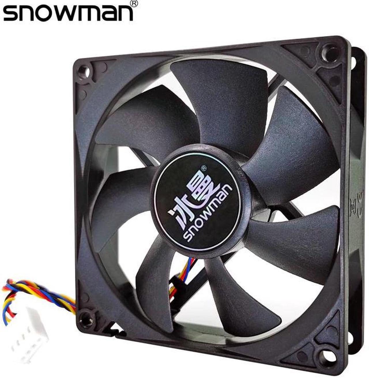 90mm 4 Pin PWM Fan 92mm Computer Case Fan Silent 9CM CPU Cooling Fan Quiet PC Cooler Fan Case Fan DC12V Adjust Fan Speed