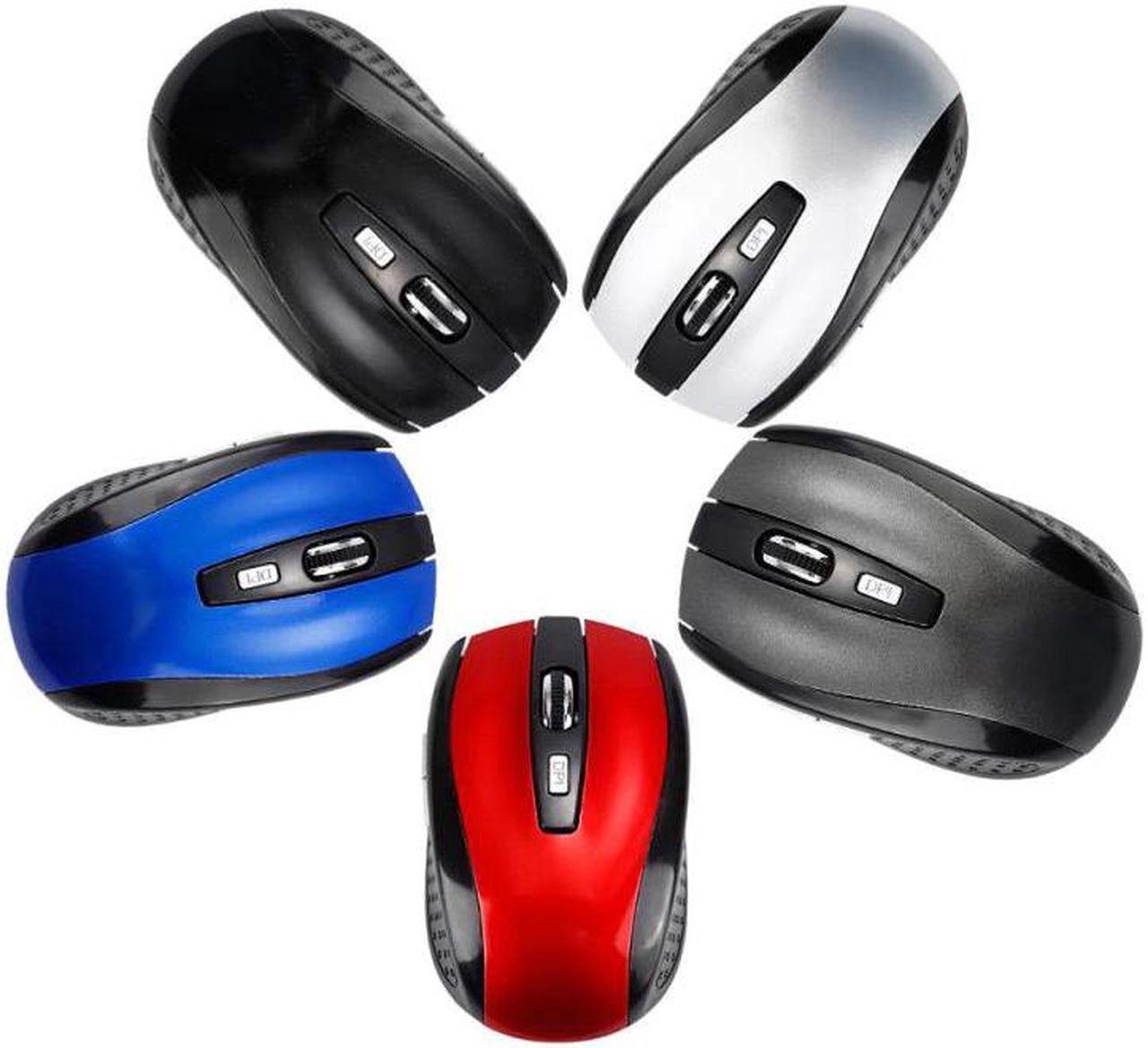 USB Gaming Mouse 2.4GHz 1600DPI Wireless 6 Buttons Mouse Mice with USB Receiver for Laptop Notebook PC Desktop