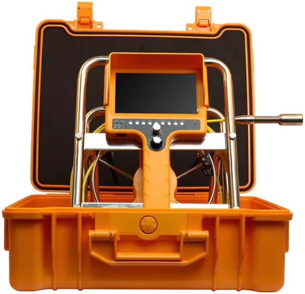 Alt view image 2 of 5 - 512hz locator sonde camera CCTV hot sale pipe inspection camera drain sewer camera 7inch LCD monitor long spring 23mm camera