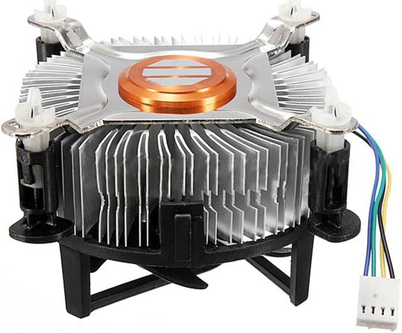 CPU Cooling Fan Cooler Quiet Silent Cooling Fan for 775/1155/1156 Newest High Quality Aluminum for Computer PC 4PIN