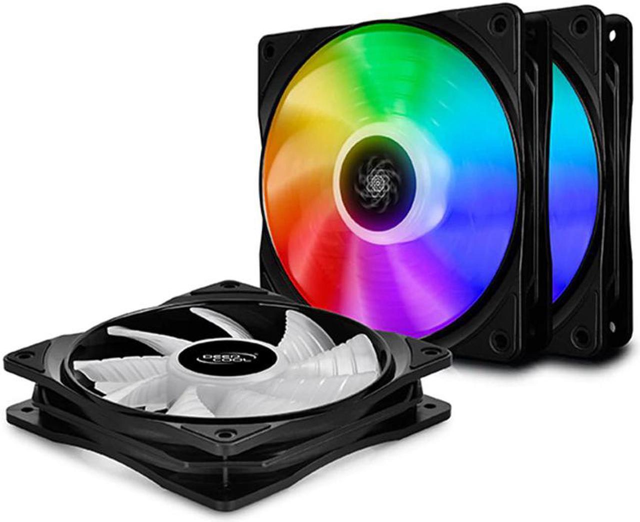 3 in 1 CF120 120mm Addressable 5V/3PIN RGB Fan quiet Computer Case Cooling fans Cooler Replace fan With controller