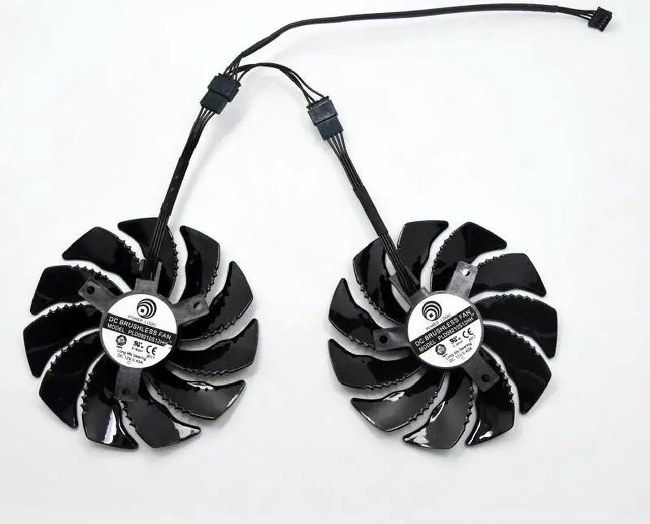 Alt view image 5 of 5 - For Gigabyte GeForce GTX 1050 G1 1060 Aorus RADEON RX 580 570 470 480 GTX 960 PLD09210S12HH 88MM Graphics Card Cooling Fan