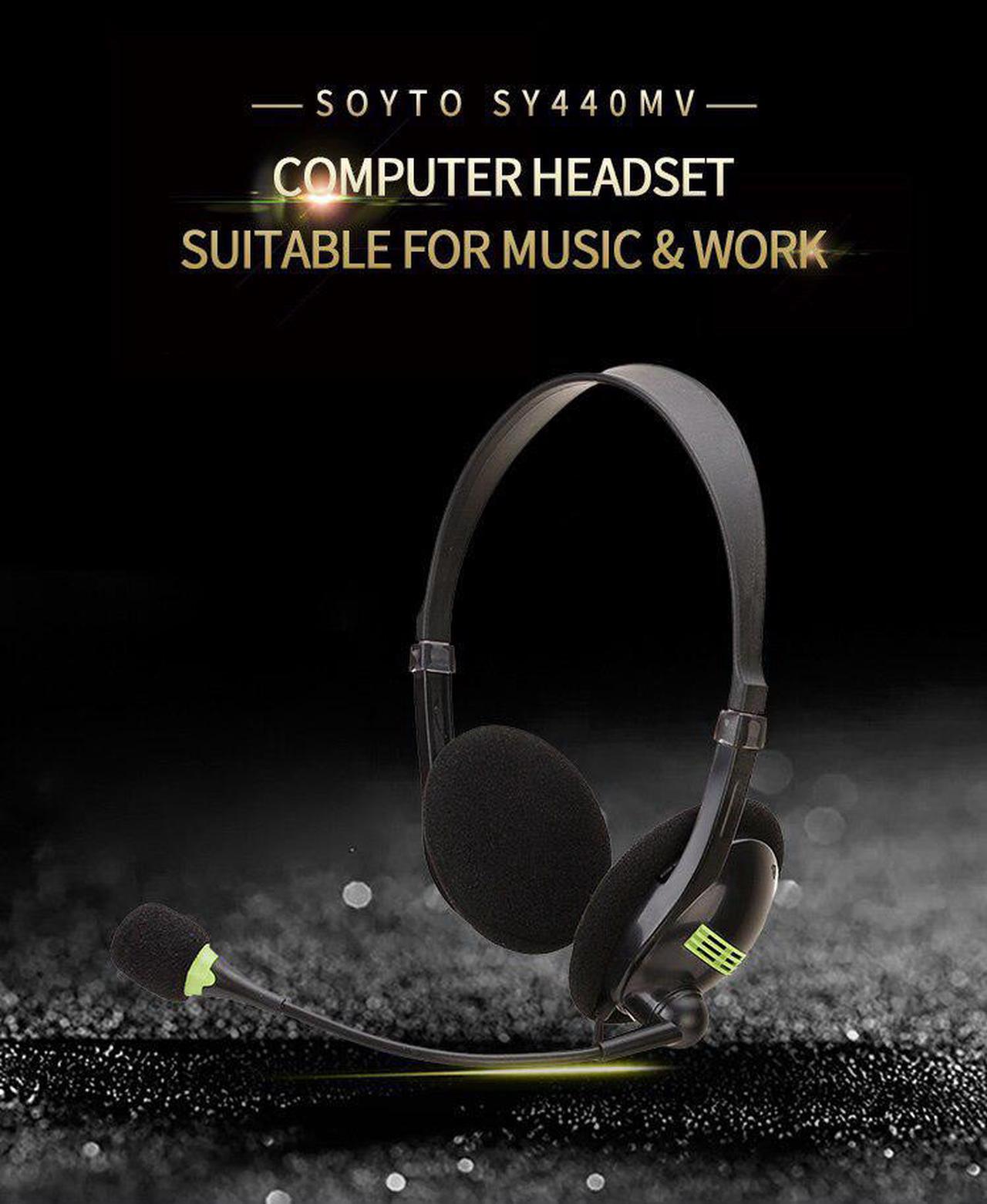 Gaming Headset Headphones Interface Head-mounted Laptop Computer PC Earphon With Microphone Wired Stereo Headphones