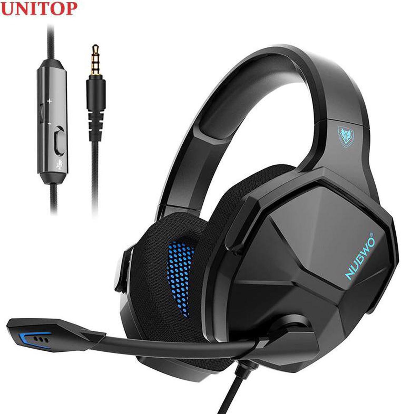 NUBWO N13 3.5mm Gaming Headset Music Headphones Stereo Over Ear Wired Earphones With Microphone For PC PS4 Skype Xbox One