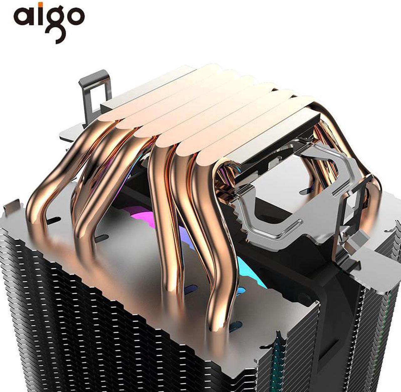 6 Heat Pipes CPU Cooler 90mm RGB Fan PWM 3Pin SYNC Computer Cooler  LGA 1150/1151/1155/2011/AM3/AM4 PC CPU Cooling Fan