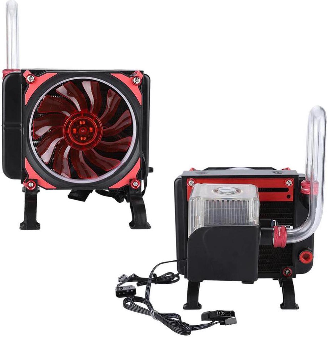 PC Water Cooling Kit Liquid Computer Water-cooled Suit 120*120*25mm Cooling Fan Integrated Water Pump G1/4 Thread Water Row