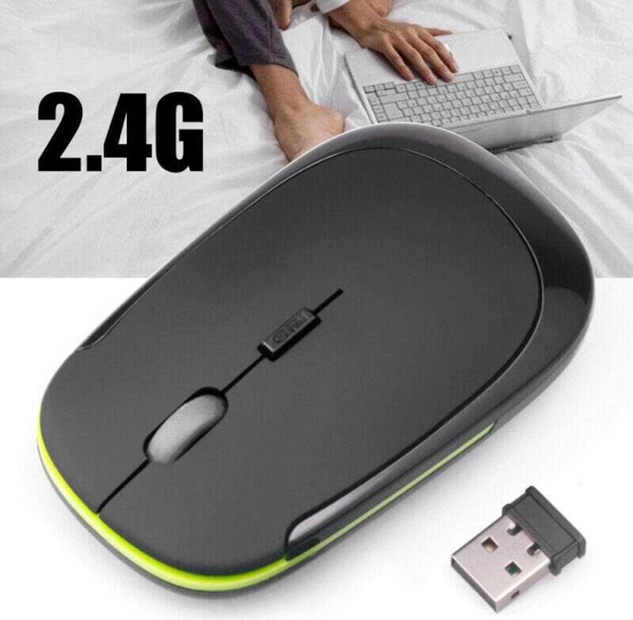 2.4ghz Wireless Mouse Soft Hand Feeling Ultra Mini Usb Changeable Receiver Optical Gaming Mouse 3500 Wireless Photoelectric Mice