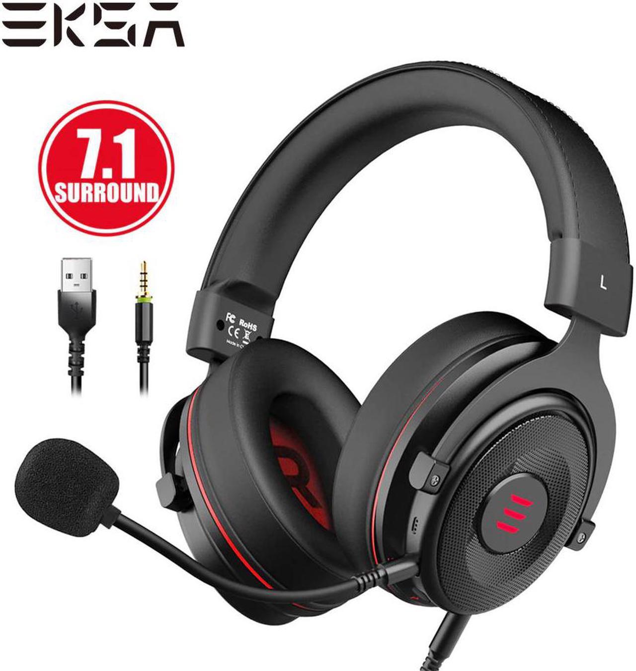 Gamer Headset 7.1 Surround Sound Gaming Headphon E900 PRO Wired Game Headphones For PC/Xbox/PS4 with Noise-cancelling Mic