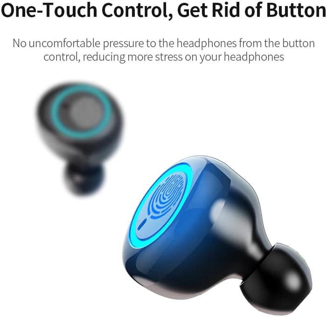 Alt view image 4 of 5 - Ear Buds Wireless Bluetooth Earphone Noise Cancelling Earbuds terproof HiFi Gaming Headset Earphones with Mic Charging Box