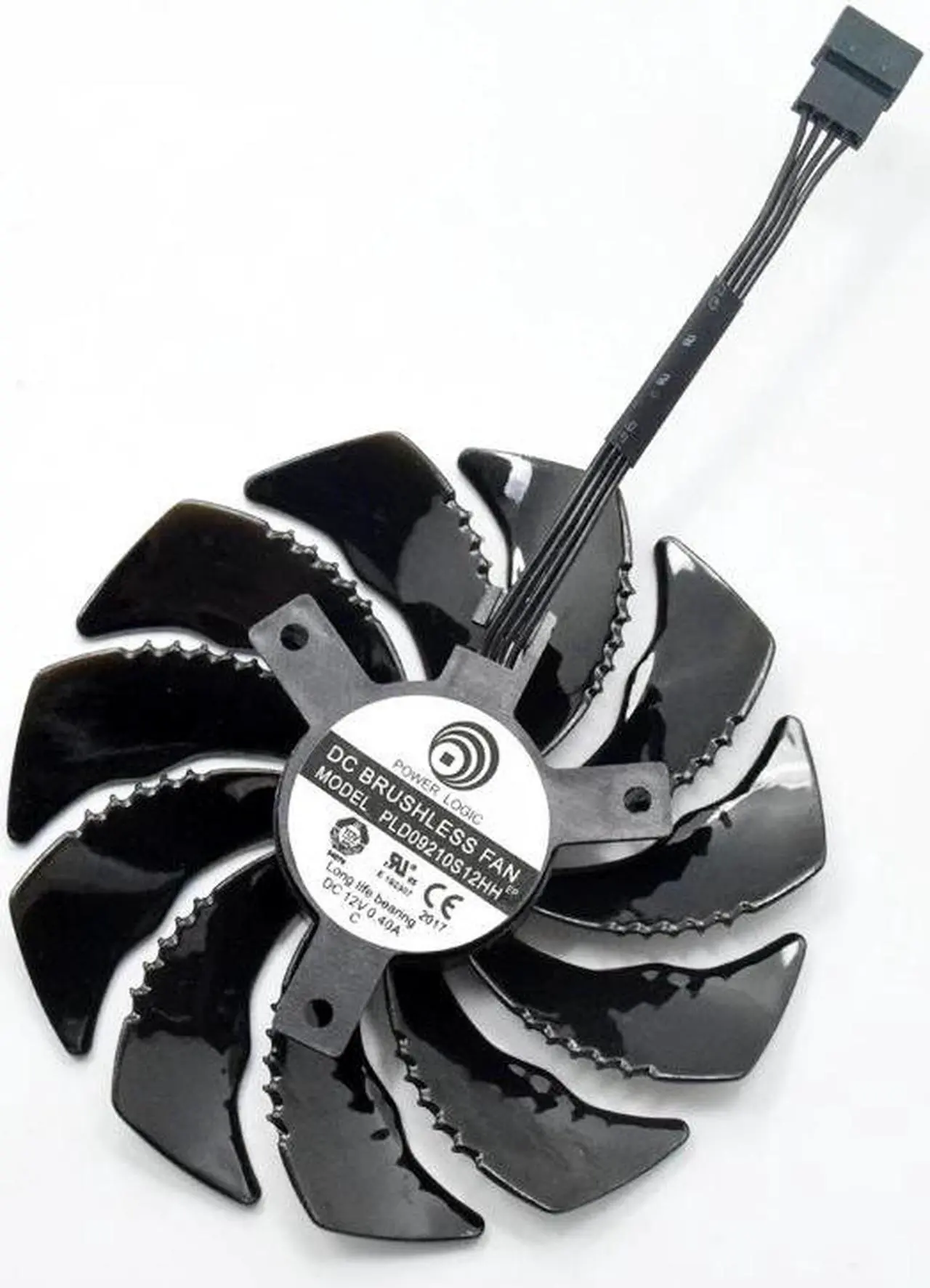Alt view image 4 of 5 - For Gigabyte GeForce GTX 1050 G1 1060 Aorus RADEON RX 580 570 470 480 GTX 960 PLD09210S12HH 88MM Graphics Card Cooling Fan