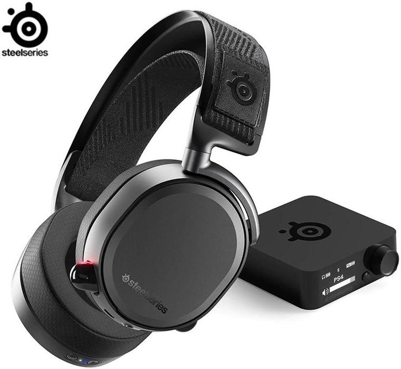 Arctis Pro Wireless Gaming Headset - Lossless High Fidelity Wireless + Bluetooth for PS4 and PC