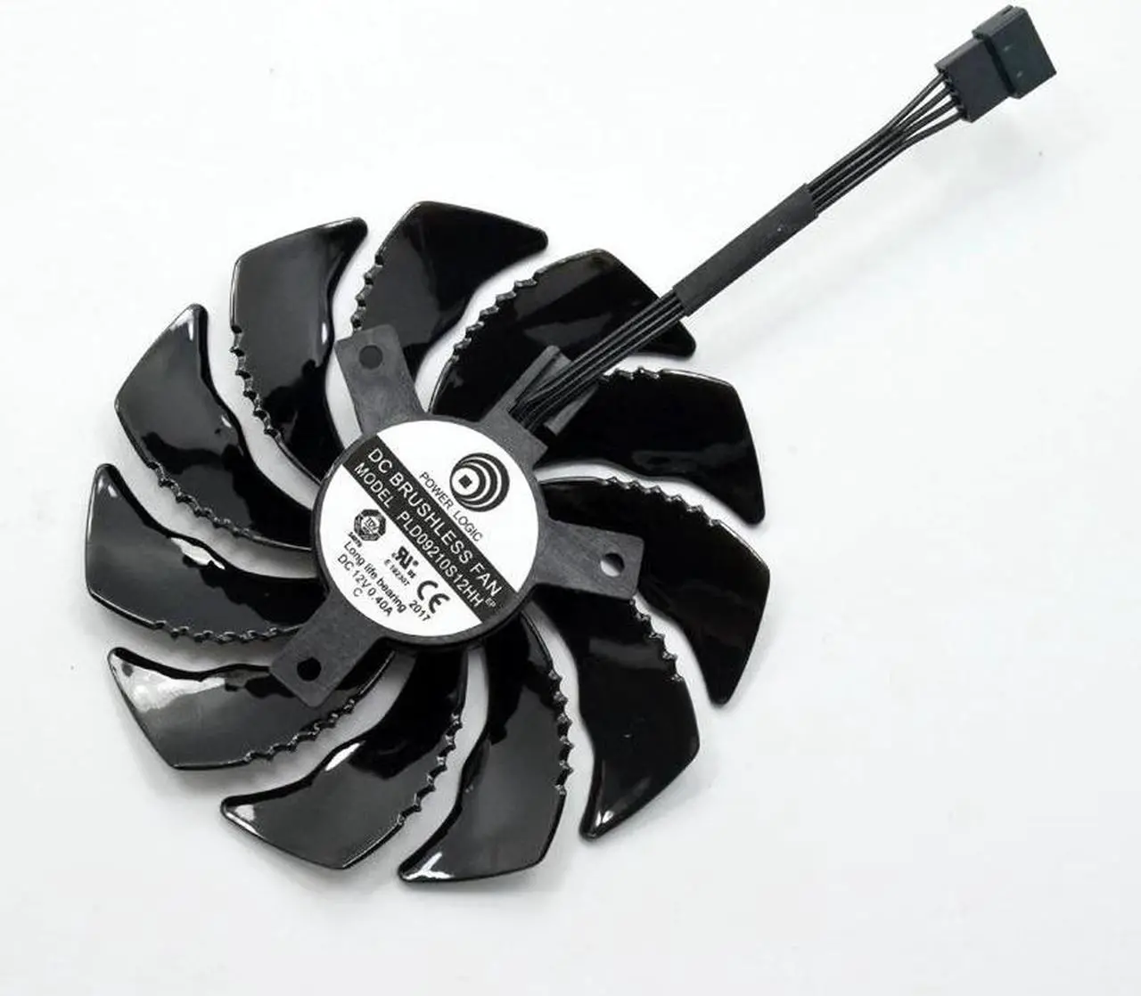 Alt view image 2 of 5 - For Gigabyte GeForce GTX 1050 G1 1060 Aorus RADEON RX 580 570 470 480 GTX 960 PLD09210S12HH 88MM Graphics Card Cooling Fan