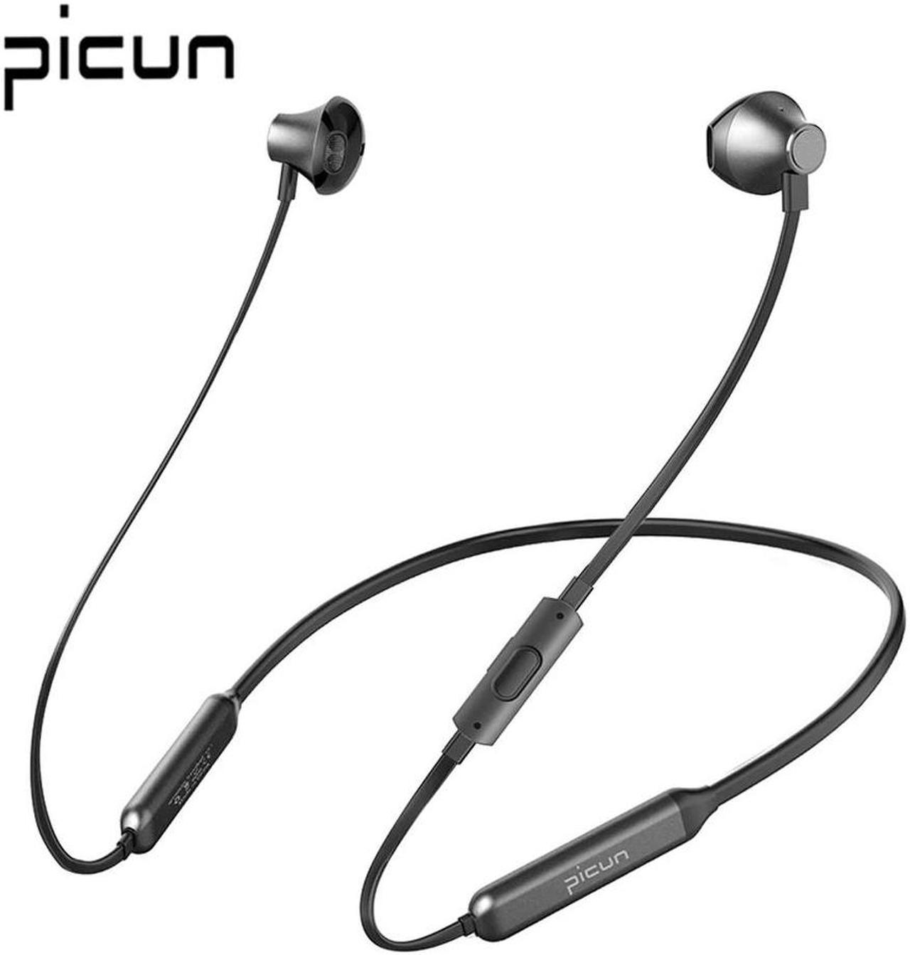 H12 Wireless Earphone Bluetooth Headphone Magnetic Neckband Sports Earphones 20H Playback Headset for iPhone  PC