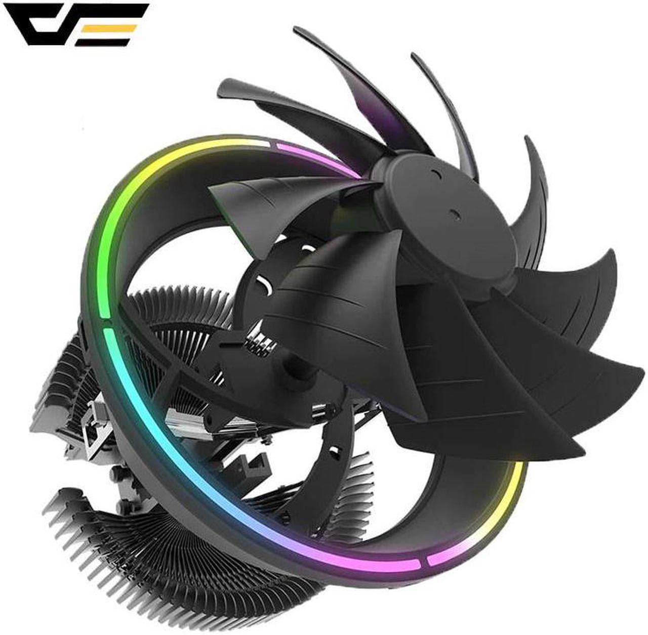 Computer Case CPU Cooler RGB Fan 12V 3Pin CPU Cooler Radiator Aluminum LGA1366/115X/775/AM3/AM4 PC CPU Cooling Cooler