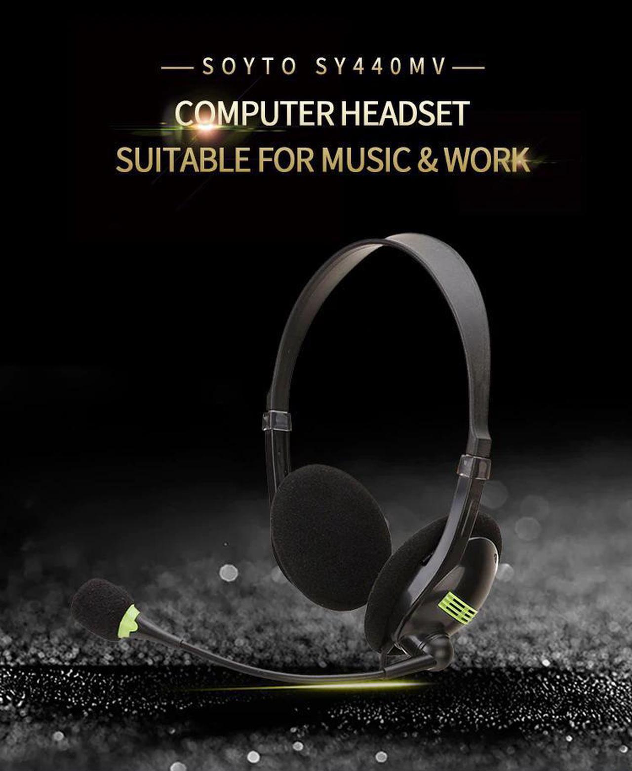 Headphones Interface Head-mounted Gaming Headset Laptop Computer PC Earphon With Microphone Wired Stereo Headphones