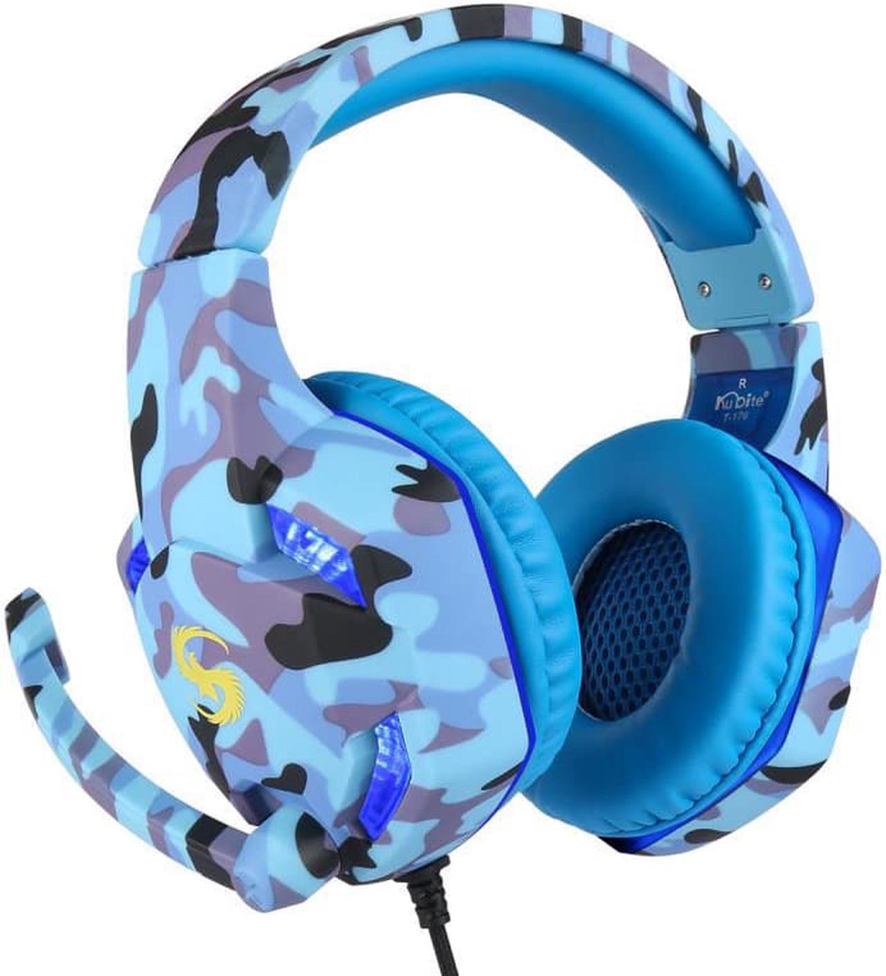 Alt view image 3 of 5 - Camouflage Gaming Headset Luminous Headset Wired Headset 3.5mm Gaming Headset For PC Laptop Computer Peripherals
