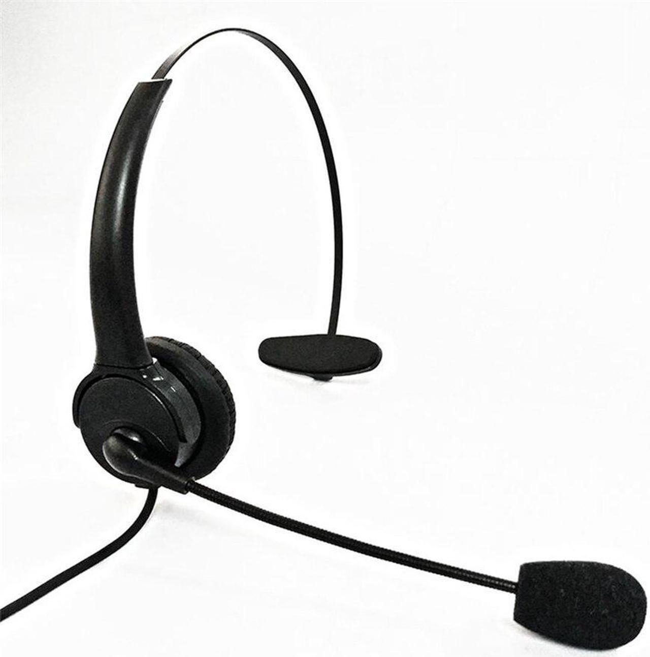 Alt view image 2 of 5 - USB Headset with Microphone Adjustable Earphone Noise Canceling Headphone Call Center Headset for PC Laptop Headphone
