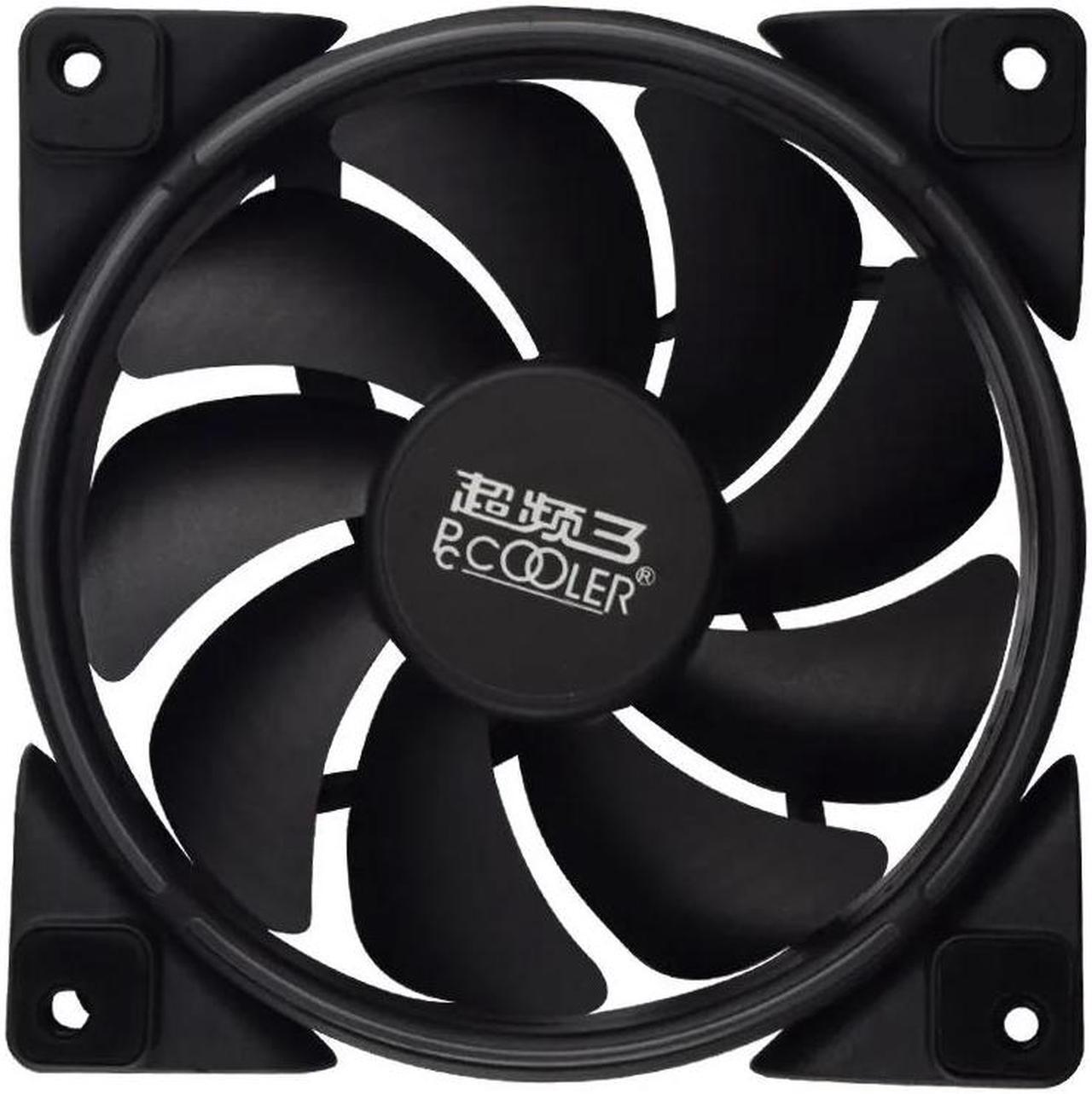 Alt view image 5 of 5 - RGB Single halo 12cm Computer Case Fan 4PIN RGB Quiet PWM Fans 120mm CPU Cooler Water Cooling  Replace Fan