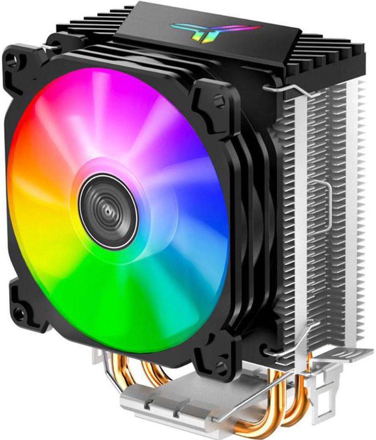 CR1200 CPU Cooler 2 Heat Pipe Tower RGB 3Pin Cooling Fans Heatsink Hydraulic Bearing for LGA 775/1150/1151/1155/1156