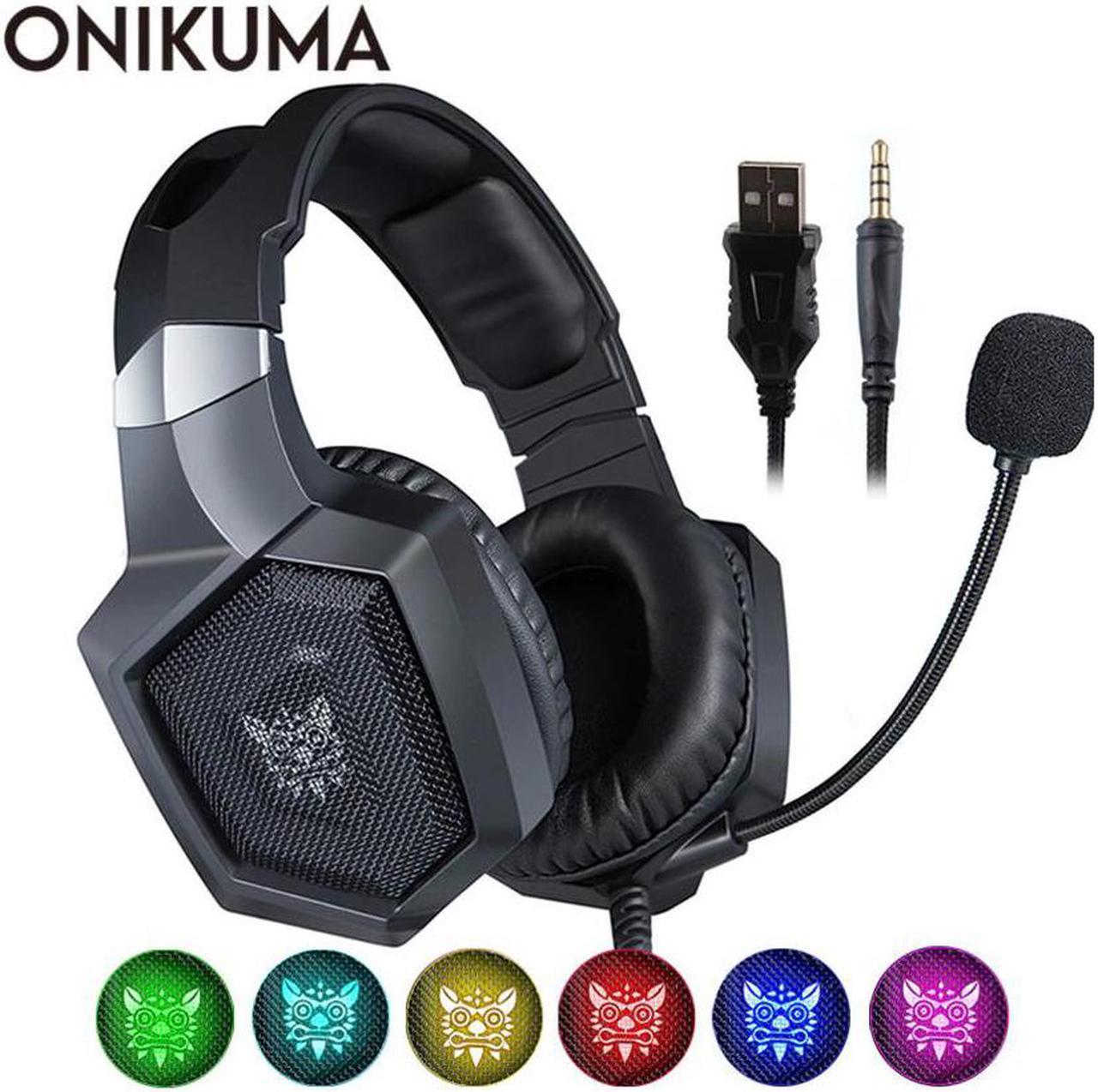 K8 casque PS4 Gaming Headphones PC Stereo Headset Gamer Earphones with Microphone LED for Computer Laptop New Xbox One