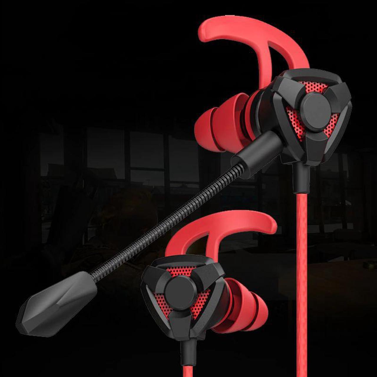 Wired Earbuds Sport In Ear Earphones Gaming Headphone with Microphone Ear Piece for Mobile Phone PC Headset Gamer