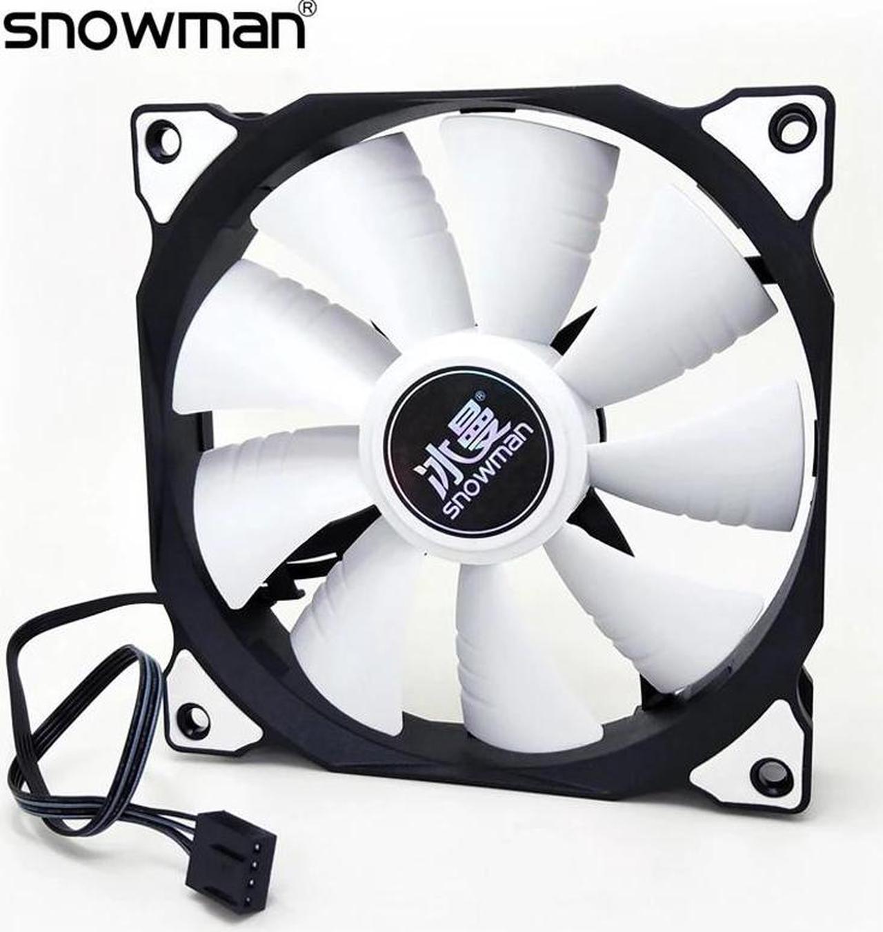 PWM 4 Pin 120mm Computer Case Fan Silent 12CM Fan CPU Cooling RGB Quiet PC Cooler Fan Case Fans 12V DC Adjust Fan Speed