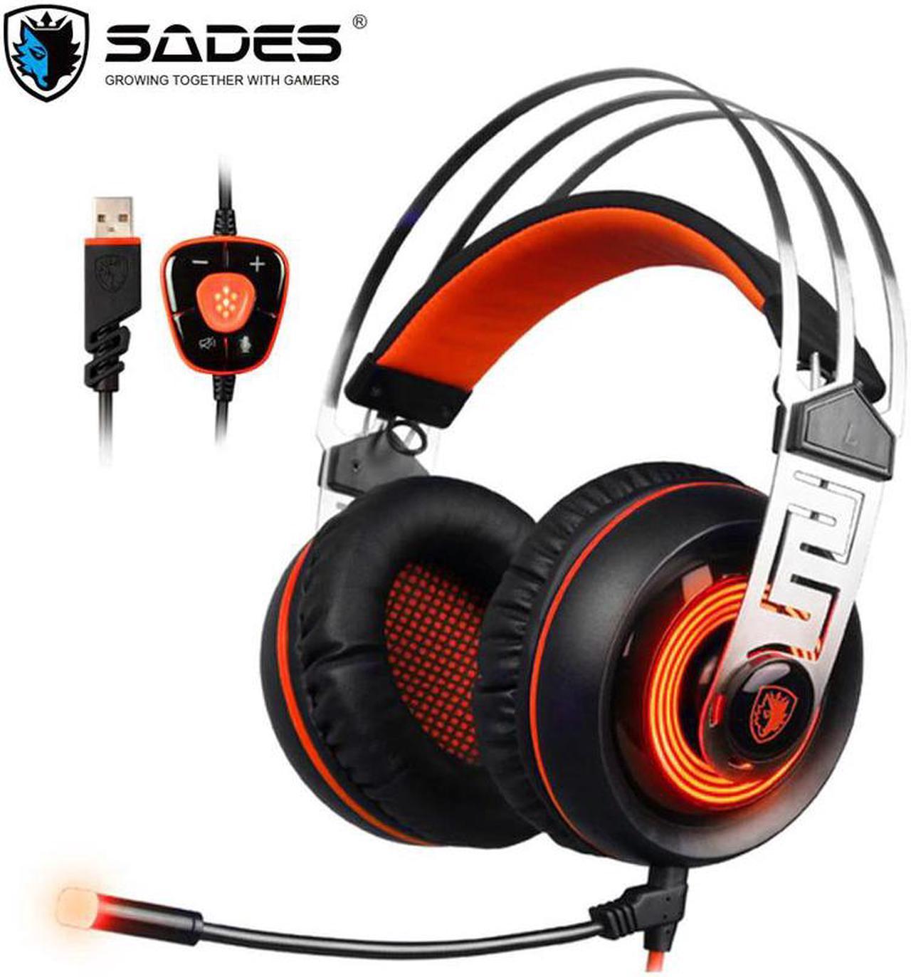 A7 Gaming Headset Gamer Best Casque USB 7.1 Stereo Surround Sound Earphone Headphones with Mic LED Light for PC Laptop